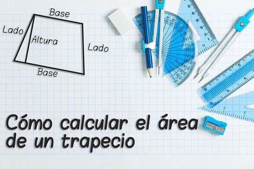 como calcular el area de un trapecio