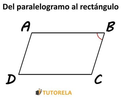 Del paralelogramo al rectángulo