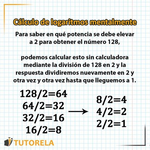 calculo de logaritmo mentalmente