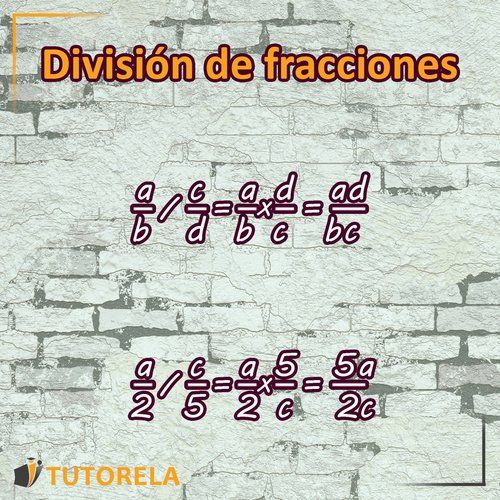 division de fracciones