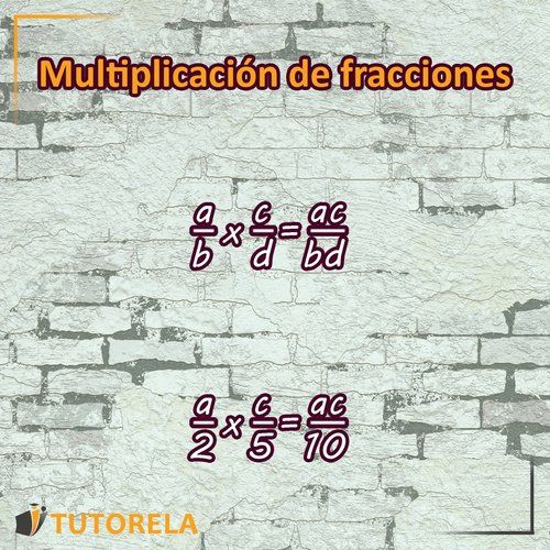 multiplicación de fracciones