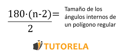 Tamaño de los ángulos internos de un polígono regular