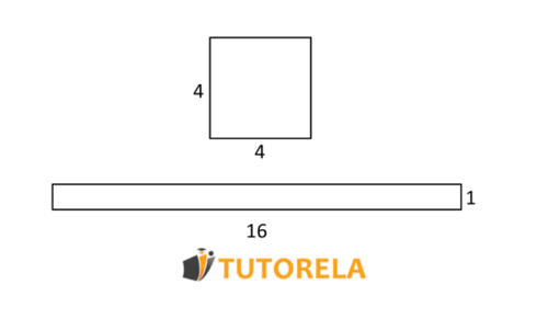 Altura x base = área del rectángulo