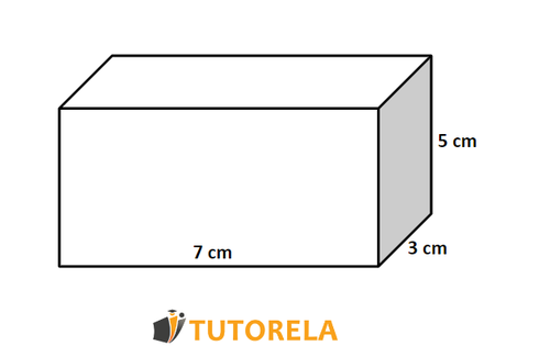 11.a - El siguiente prisma rectangular con las siguientes 7,3,5