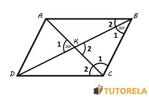 Dado el paralelogramo ABCD tal como se ve ilustrado en el esquema