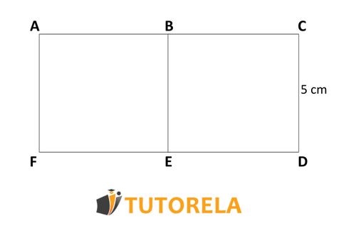 Ejercicio 4 Un rectángulo dado de dos cuadrados