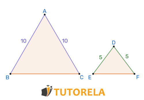 Ejercicio 2 Los triángulos semejantes