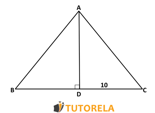 Ejercicio 5 El triángulo  ΔABC es isósceles AB=AC