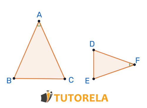 Ejercicio 4 -  Dado que los dos triángulos son isósceles
