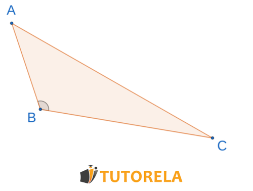 Dado el triángulo ABC∢B obtuso