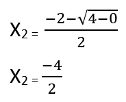 ecuación cuadrática 4