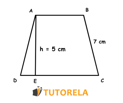 Ejercicio 3 Dado un trapecio isósceles ABCD 5 cm