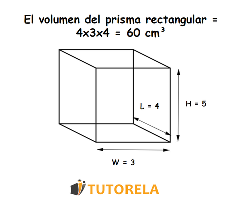 1a. el volumen del prisma rectangular