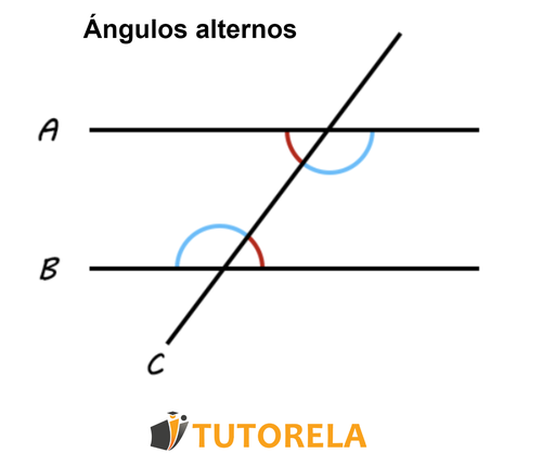 1a- Ángulos alternos