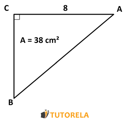 5.a El area del triangulo es igual a 38 cm²