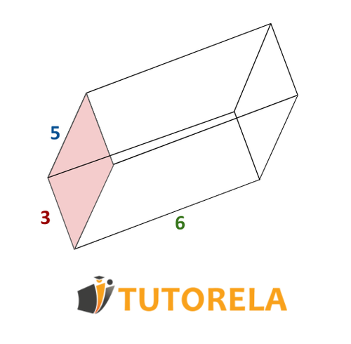 Ejercicio 2 un ortoedro con las dimensiones de la figura