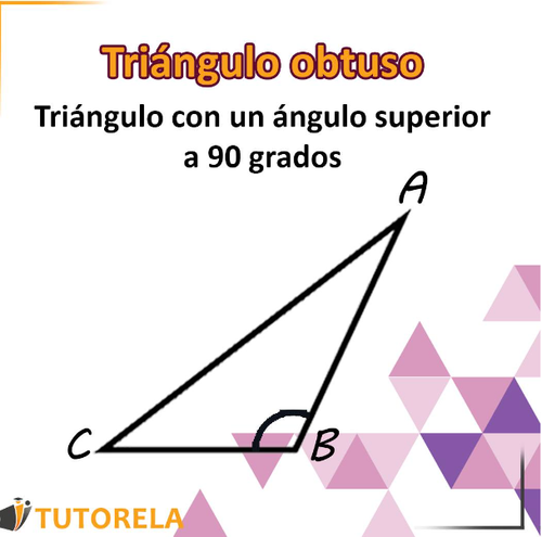 1- Triángulo obtuso