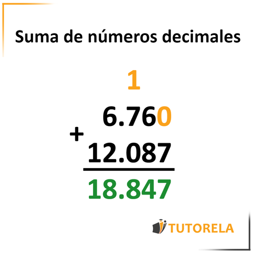 4a - Suma de números decimales