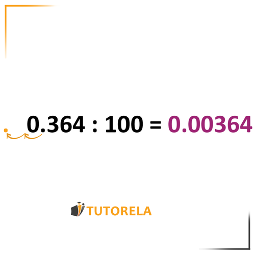 6a - desplazaremos el punto decimal 2 pasos hacia la izquierda y obtendremos