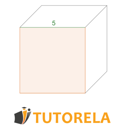Ejercicio 4 - Dado un cubo cuya longitud de aristas es igual a 5 cm