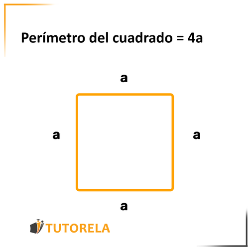 Perímetro del cuadrado = 4a