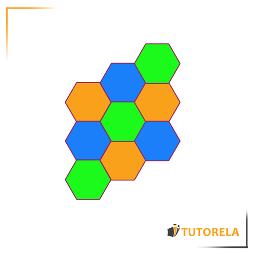 Teselado con hexágonos regulares
