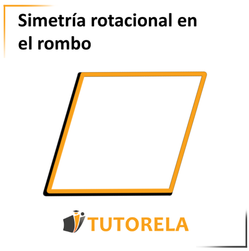 Simetría rotacional en el rombo