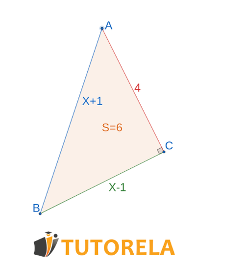 Ejercicio 7 (S=6, X+1) El triángulo ABC es rectángulo