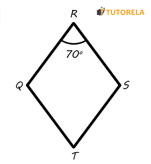 Dado el rombo QRST