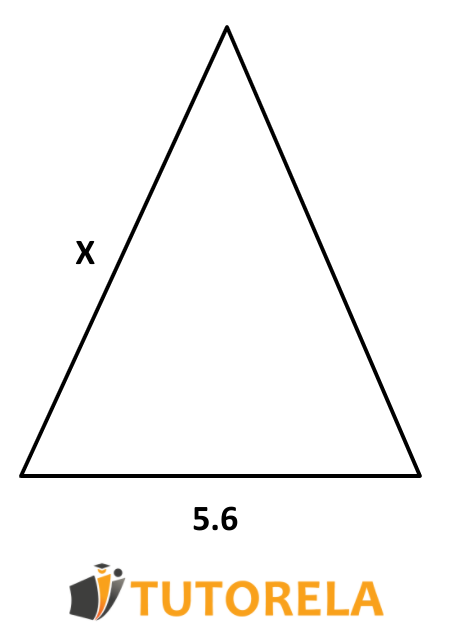 Ejercicio 2 Dado el triángulo isósceles