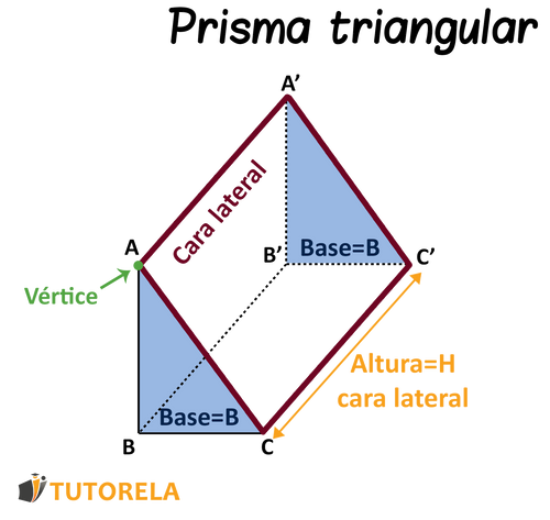 Prisma triangular recto | Tutorela